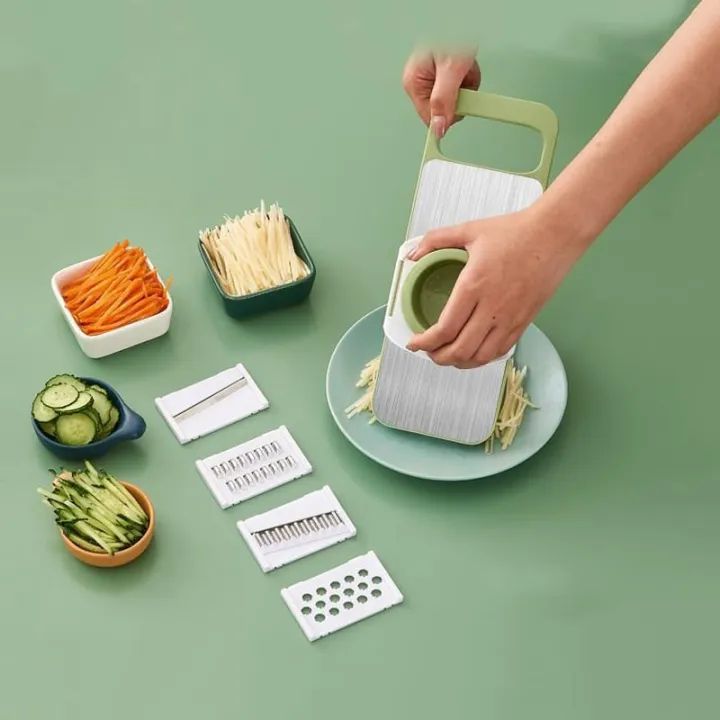 ProSlice™ 5-in-1 Stainless Steel Vegetable Cutter