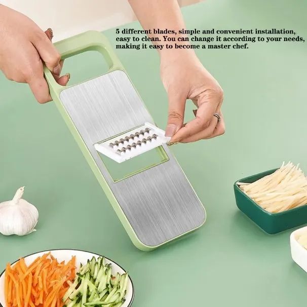 ProSlice™ 5-in-1 Stainless Steel Vegetable Cutter