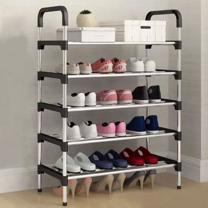 5 Layer Stainless Steel Shoe Rack