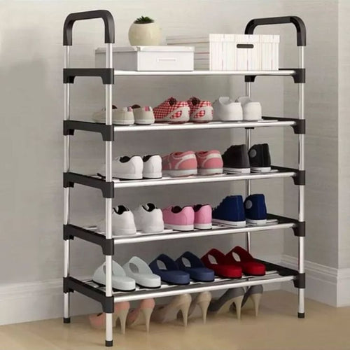 5 Layer Stainless Steel Shoe Rack