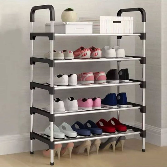 5 Layer Stainless Steel Shoe Rack