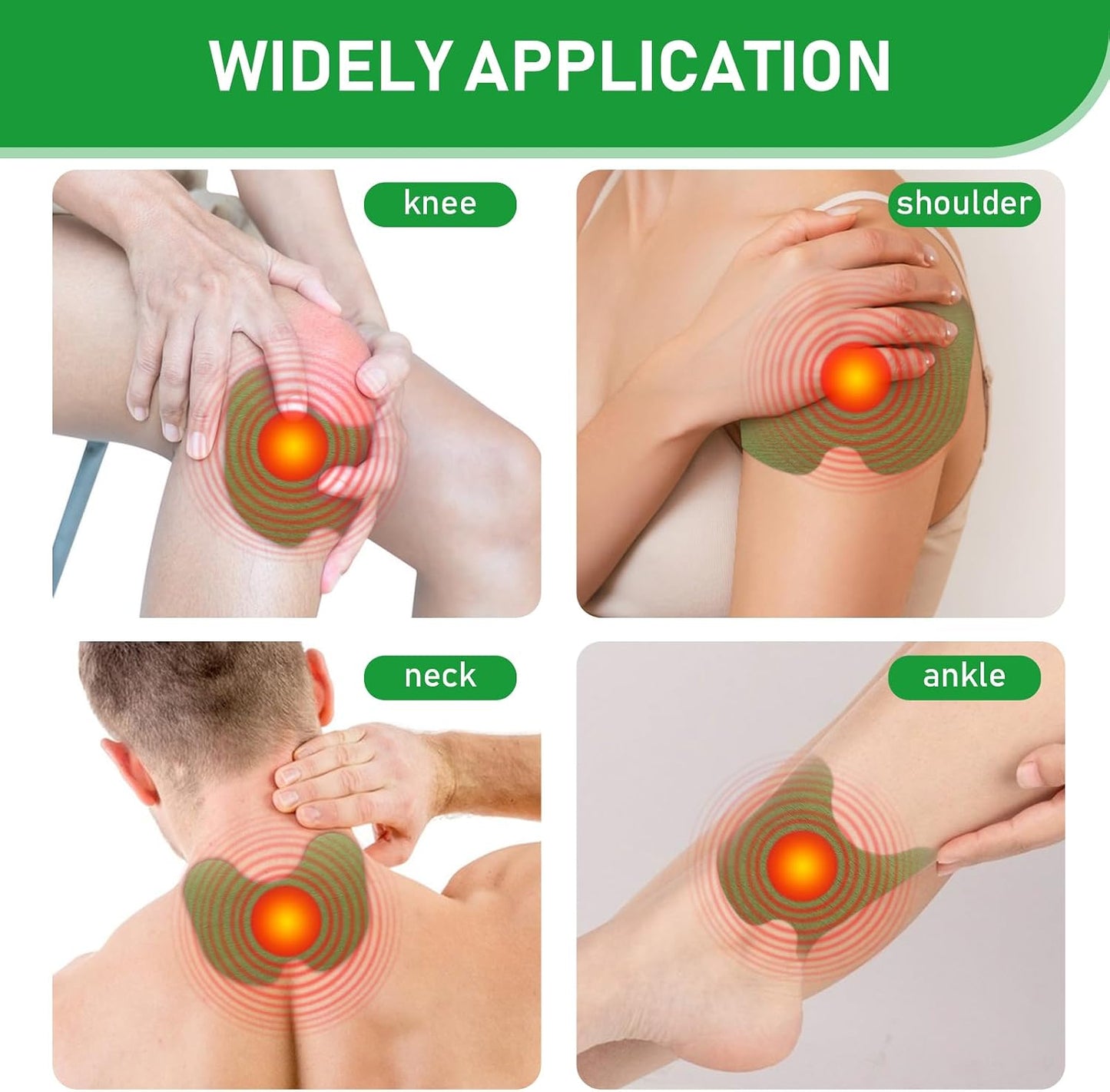84pcs Wormwood Knee Pain Relief Patches