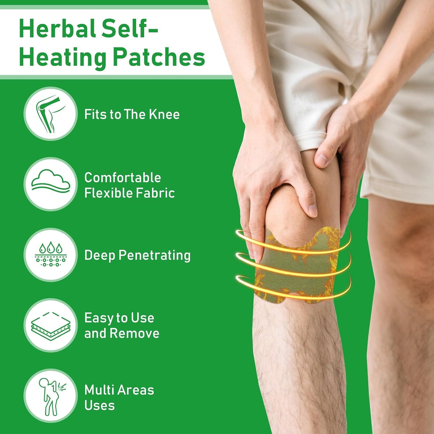 84pcs Wormwood Knee Pain Relief Patches