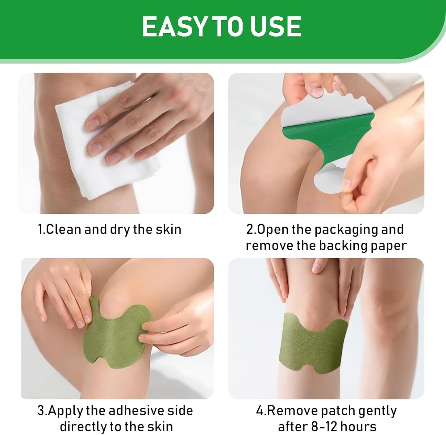 84pcs Wormwood Knee Pain Relief Patches