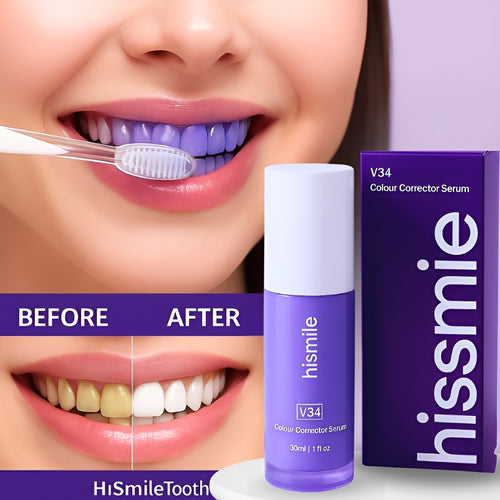 Hismile V34 Purple Whitening Toothpaste – Instant Stain & Yellow Reduction