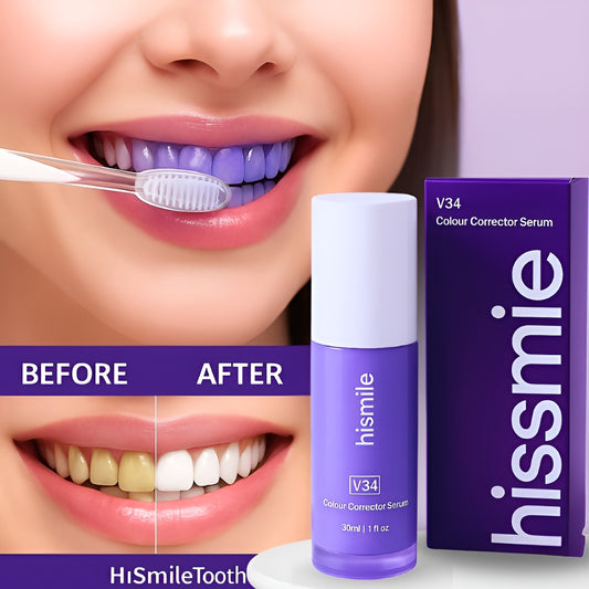 Hismile V34 Purple Whitening Toothpaste – Instant Stain & Yellow Reduction