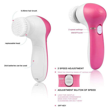 5 in 1 - Facial Electric Cleanser & Massager