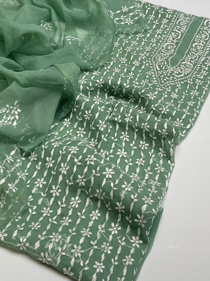Pure Cotton Khadi 2PC Dress – Handmade Paka Warok Collection