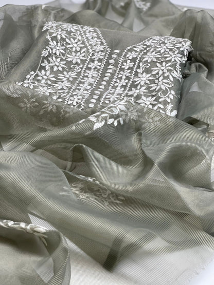 Pure Cotton Khadi 2PC Dress – Handmade Paka Warok Collection