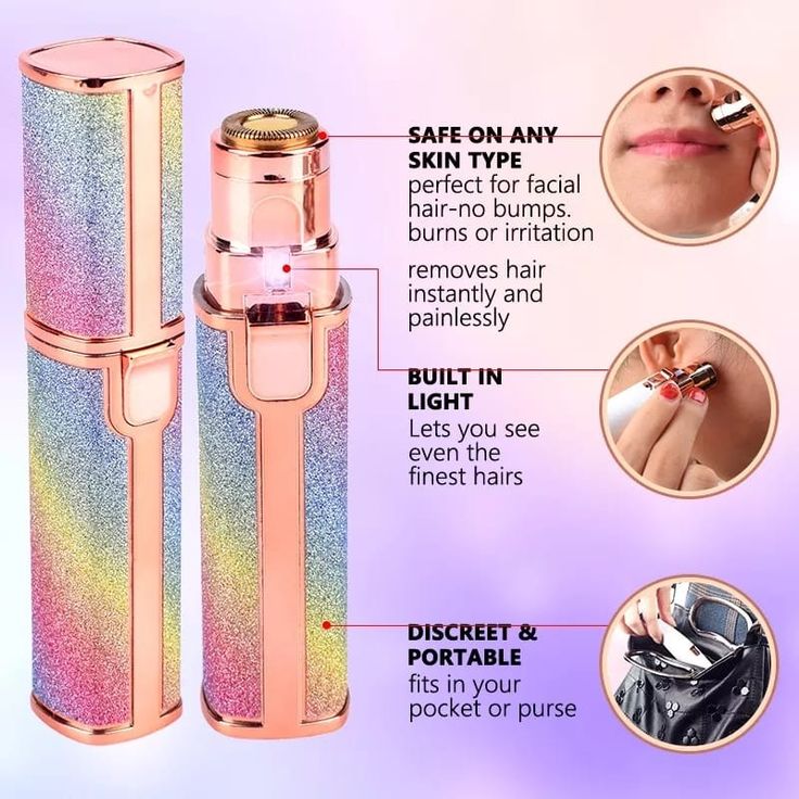 2-in-1 Electric Eyebrow Trimmer & Shaver – Rechargeable Painless Hair Remover